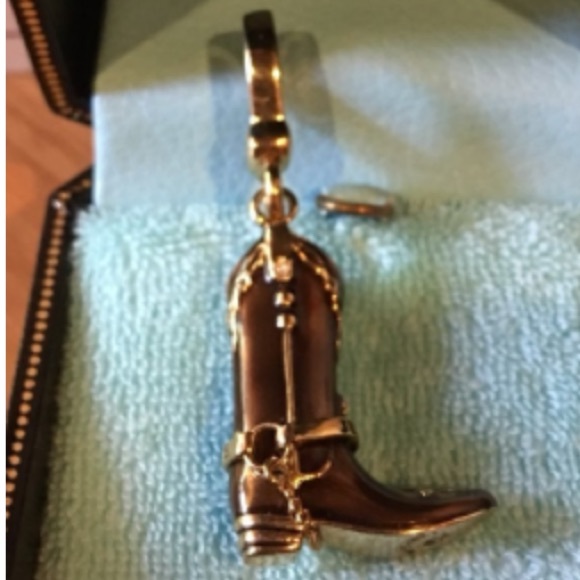 New Juicy Couture Cowboy boot Charm RODEO COWGIRL WESTERN BOHO EQUESTRIAN COWBOY - Picture 7 of 7
